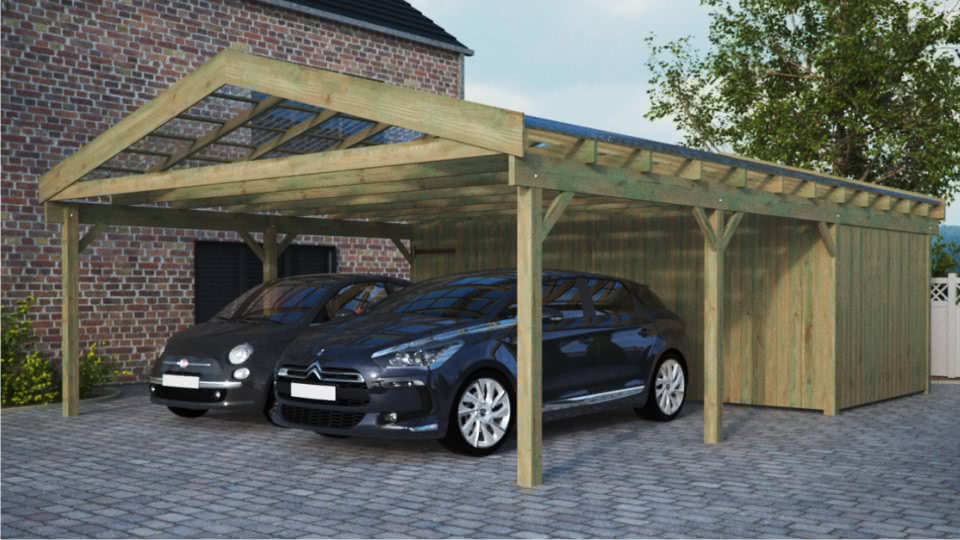 Konfigurator Satteldachcarports Konfigurator Satteldachcarports