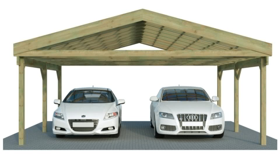 Satteldachcarports