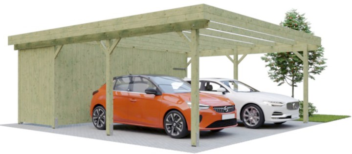 Konfigurator Carports mit Abstellraum