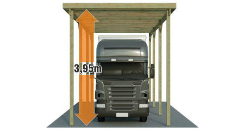Konfigurator Einzelcarport für LKW