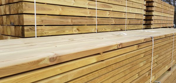 Kesseldruckimprägniertes Holz für Carports